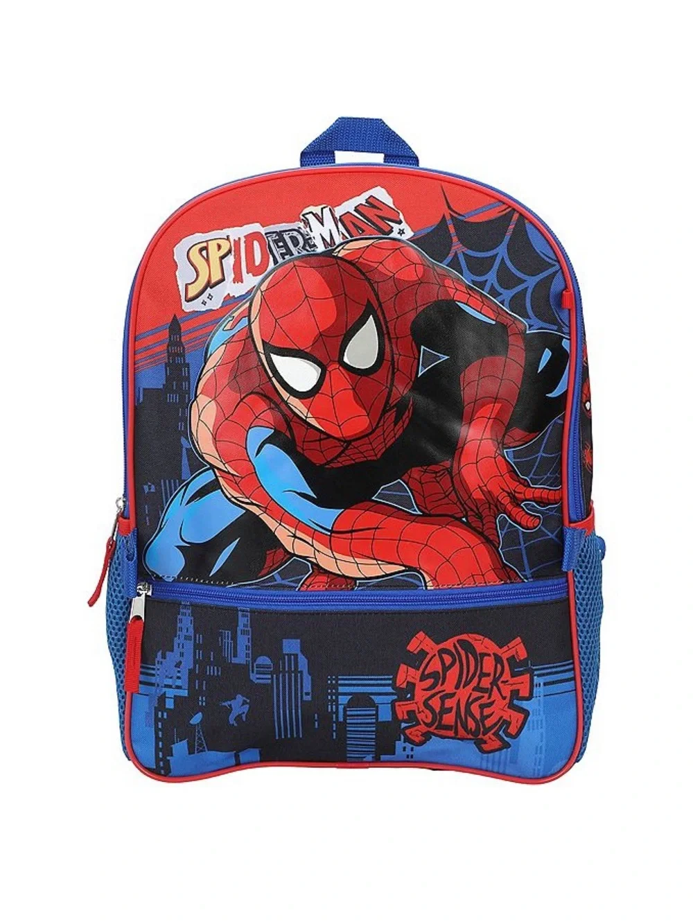 Spider-Man 5 Piece Backpack 16”Set Kids School Bookbag Lunch Bag Pencil Case New